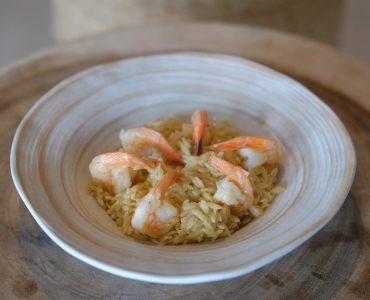 A Garlic Wine Shrimp Orzo menu image 2